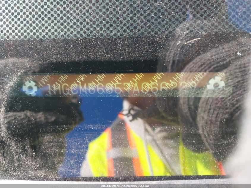 2007 Honda Accord 2.4 Ex VIN: 1HGCM56857A066223 Lot: 43789173