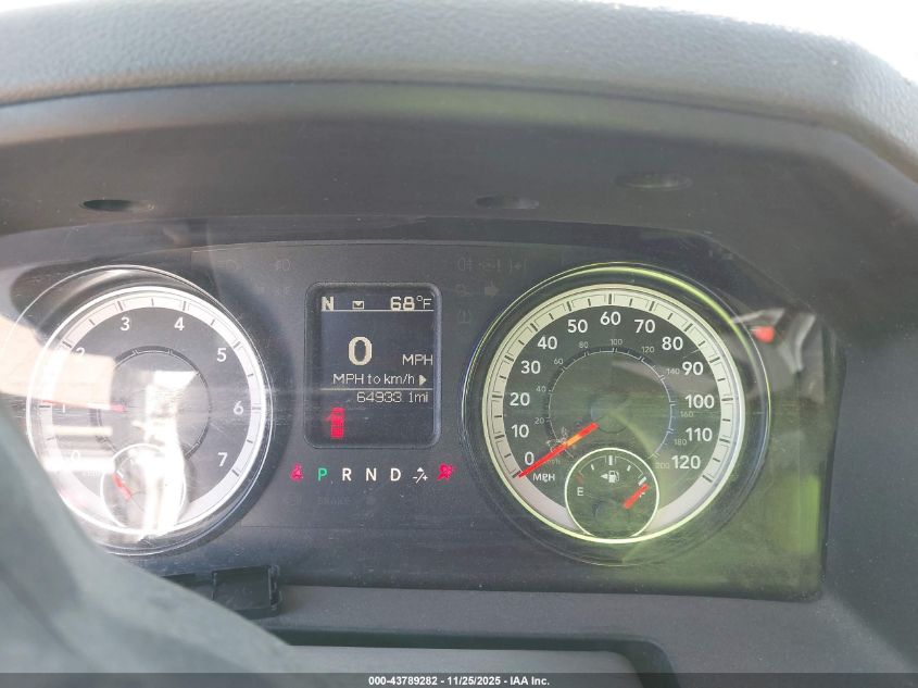 2019 Ram 1500 Classic Tradesman 4X4 6'4 Box VIN: 1C6RR7ST4KS599707 Lot: 43789282