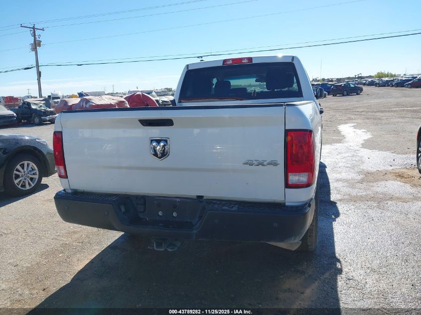2019 Ram 1500 Classic Tradesman 4X4 6'4 Box VIN: 1C6RR7ST4KS599707 Lot: 43789282