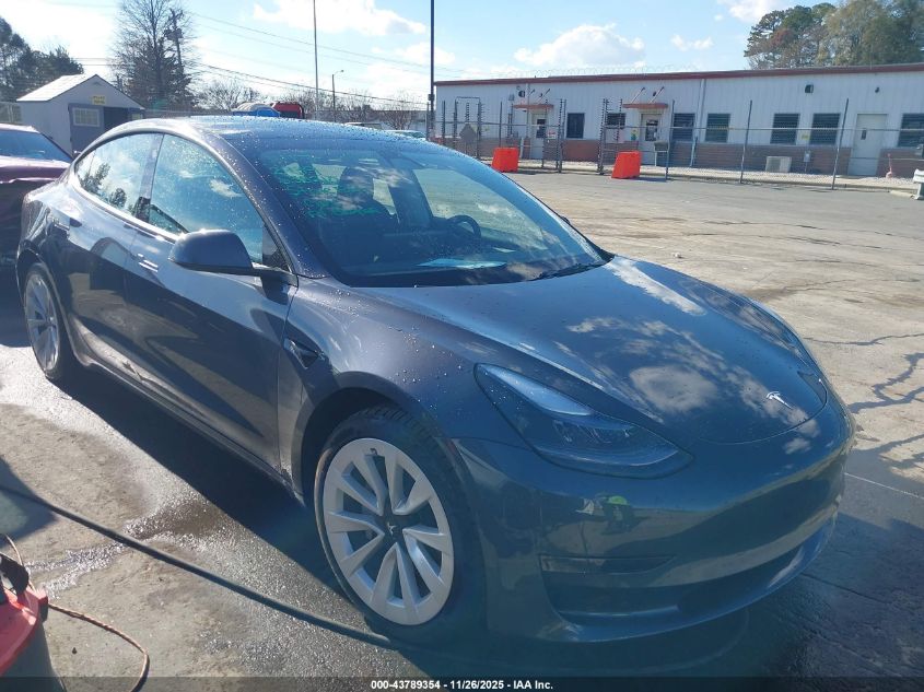 TESLA MODEL 3 REAR-WHEEL DRIVE