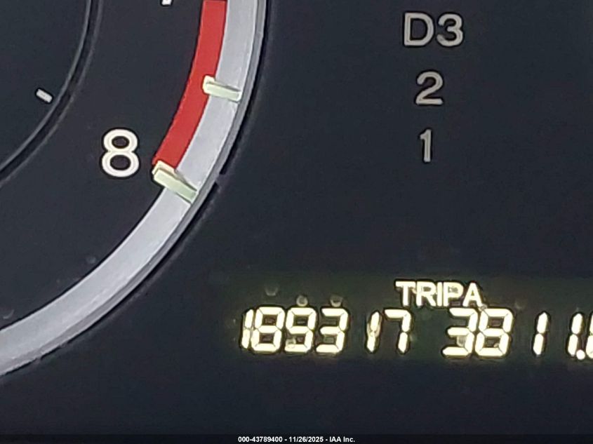 2009 Honda Accord 2.4 Ex-L VIN: 1HGCP26819A015701 Lot: 43789400