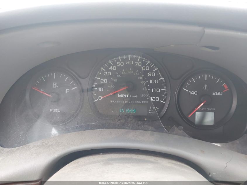 2004 Chevrolet Impala VIN: 2G1WF52E349272612 Lot: 43789403