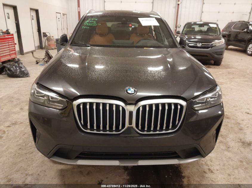 2024 BMW X3 xDrive30I VIN: WBX57DP08RN263662 Lot: 43789412