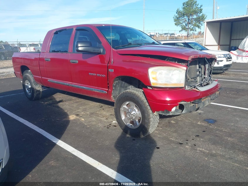 2006 DODGE RAM 1500 Red VIN: 3D7KS19D46G154347