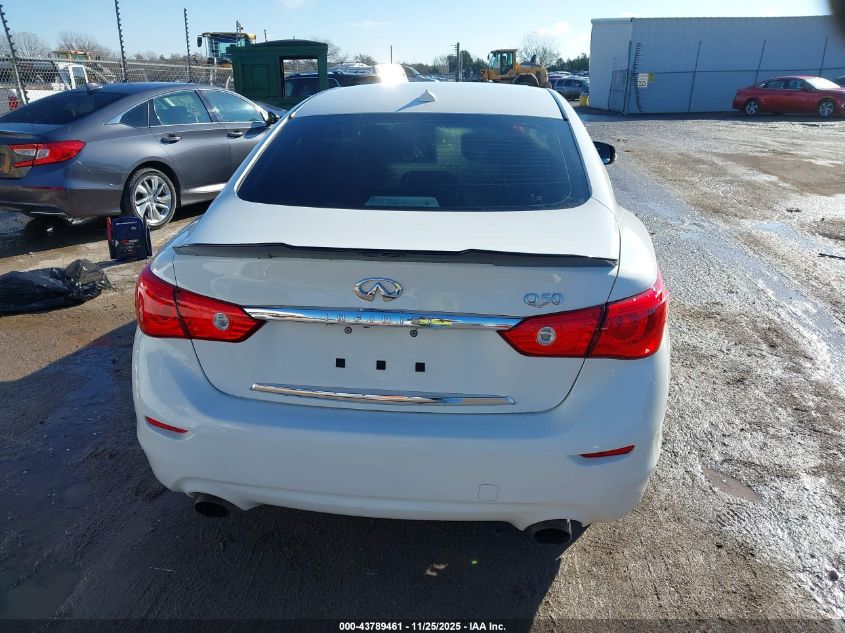 2017 Infiniti Q50 2.0T Base VIN: JN1CV7AP0HM641451 Lot: 43789461