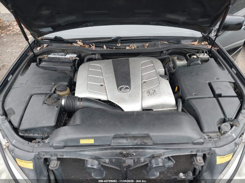 2002 Lexus Ls 430 VIN: JTHBN30F020060507 Lot: 43789482