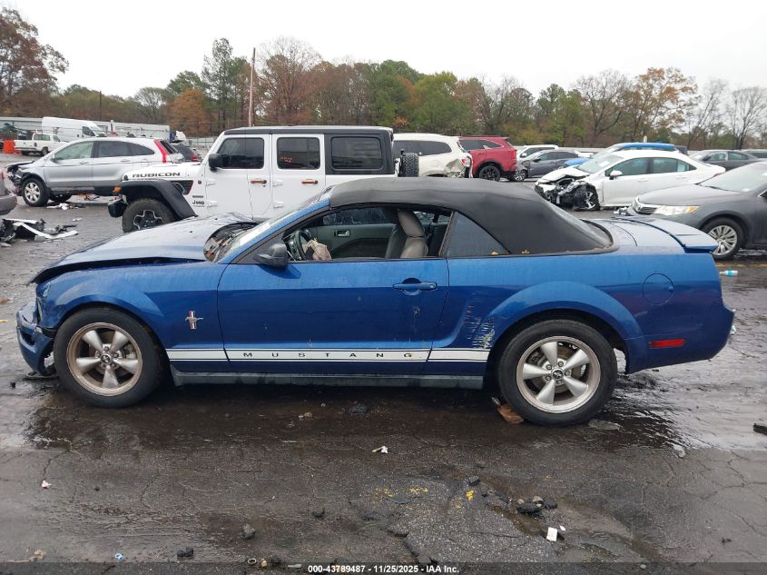 2007 Ford Mustang V6 Deluxe/V6 Premium VIN: 1ZVFT84N675242842 Lot: 43789487