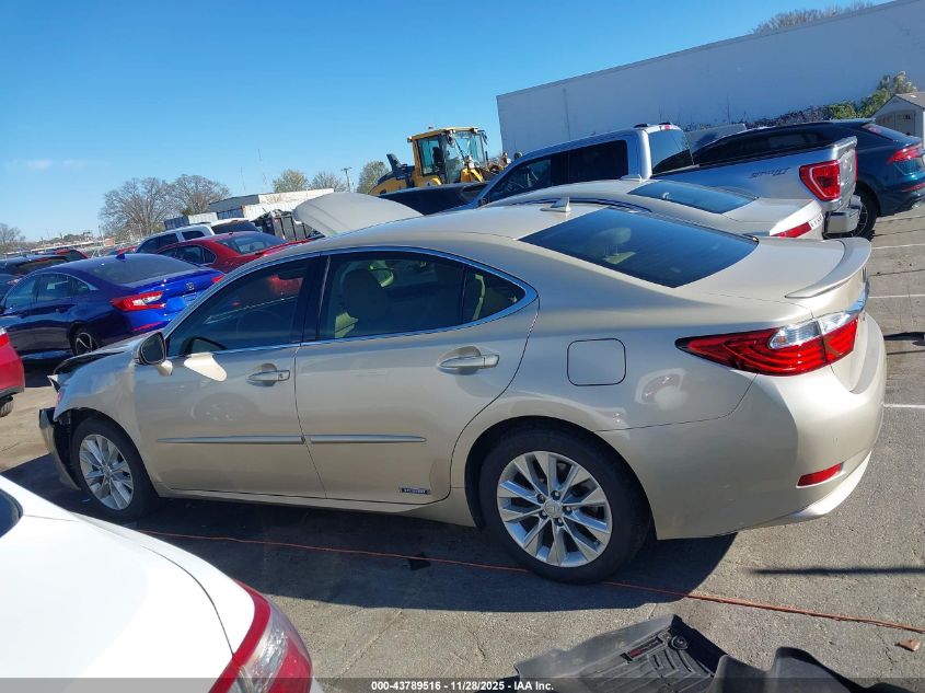 2013 Lexus Es 300H VIN: JTHBW1GG0D2037431 Lot: 43789516