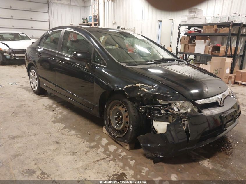 2007 Honda Civic Lx VIN: 1HGFA16517L129083 Lot: 43789520