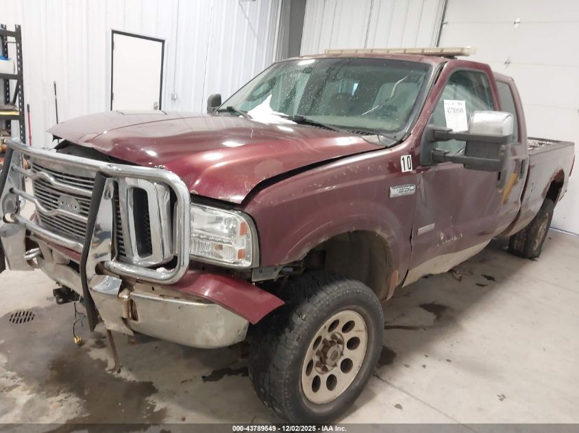 2005 Ford F-350 Lariat/Xl/Xlt VIN: 1FTWW31P25EC32812 Lot: 43789549