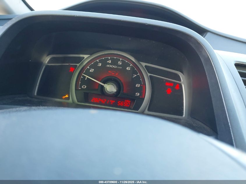 2007 Honda Civic Si VIN: 2HGFA55577H711713 Lot: 43789600