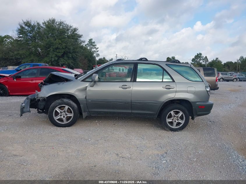 2002 Lexus Rx 300 VIN: JTJGF10U120147322 Lot: 43789608