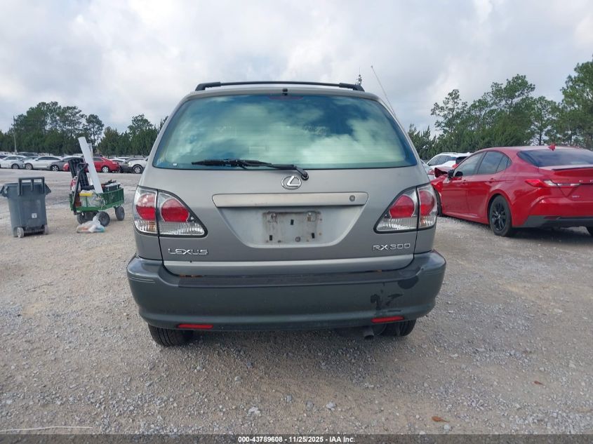 2002 Lexus Rx 300 VIN: JTJGF10U120147322 Lot: 43789608