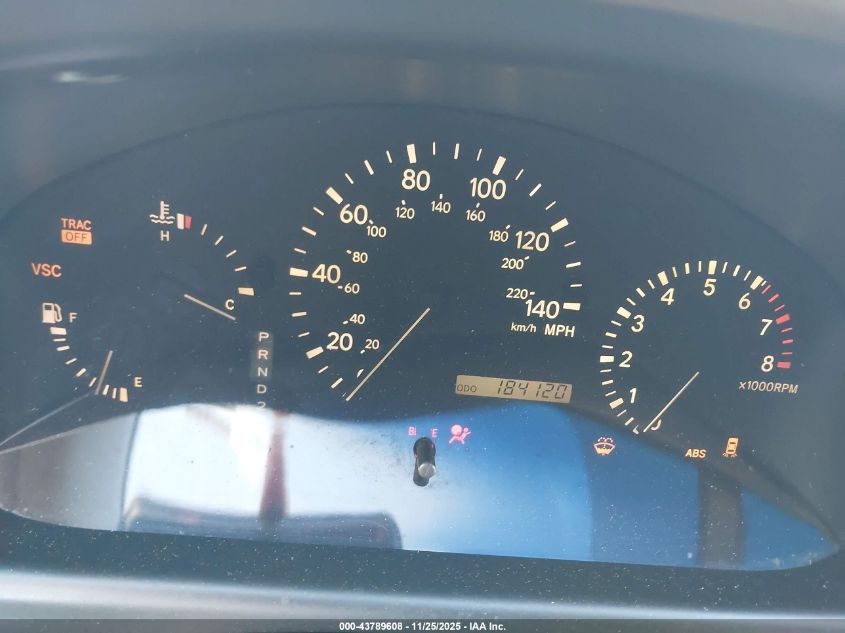 2002 Lexus Rx 300 VIN: JTJGF10U120147322 Lot: 43789608