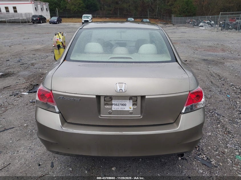 2009 Honda Accord 2.4 Lx-P VIN: 1HGCP26439A061799 Lot: 43789668