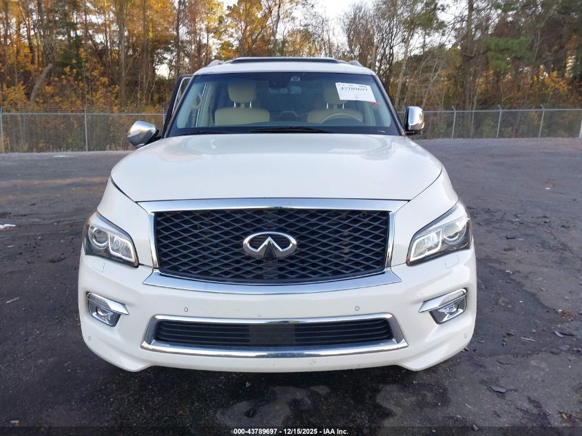 2016 Infiniti Qx80 VIN: JN8AZ2NE6G9125590 Lot: 43789697