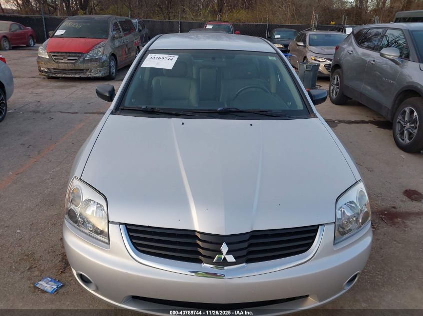 2007 Mitsubishi Galant Es/Se VIN: 4A3AB36F77E080922 Lot: 43789744
