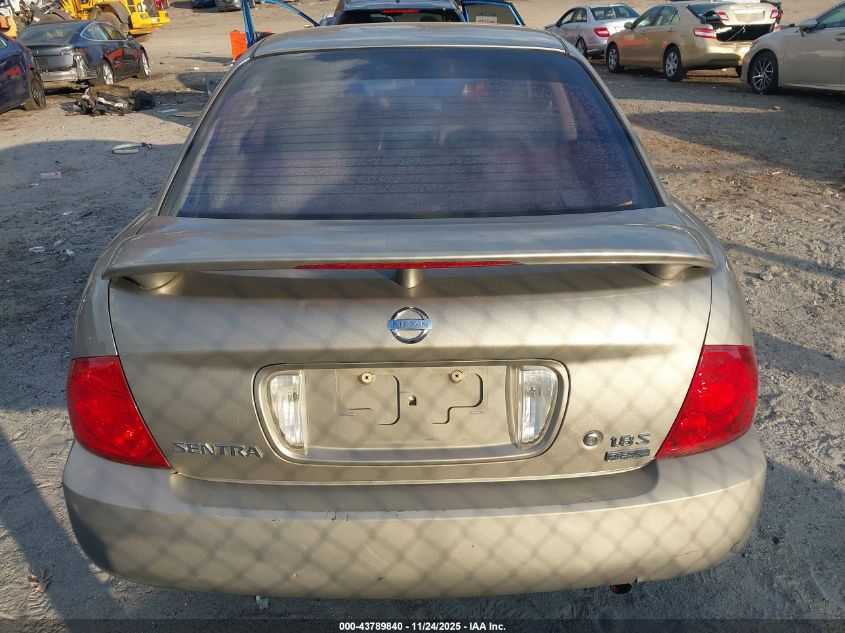 2006 Nissan Sentra 1.8S VIN: 3N1CB51D46L618538 Lot: 43789840