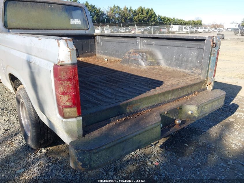 1983 Ford F100 VIN: 1FTCF10Y2DNA53993 Lot: 43789878