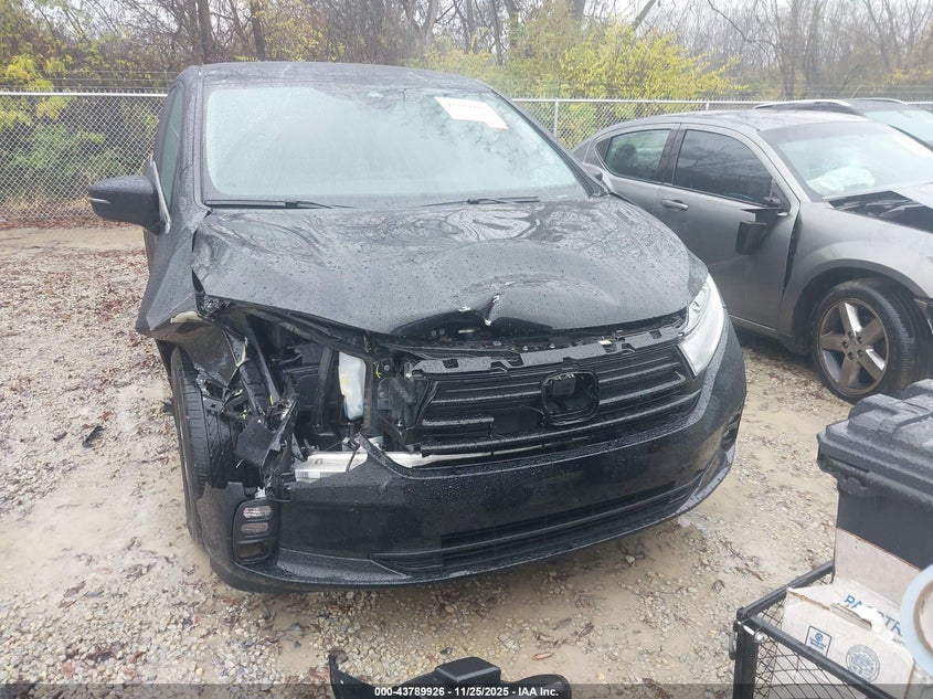 2022 Honda Odyssey Ex-L VIN: 5FNRL6H76NB066337 Lot: 43789926