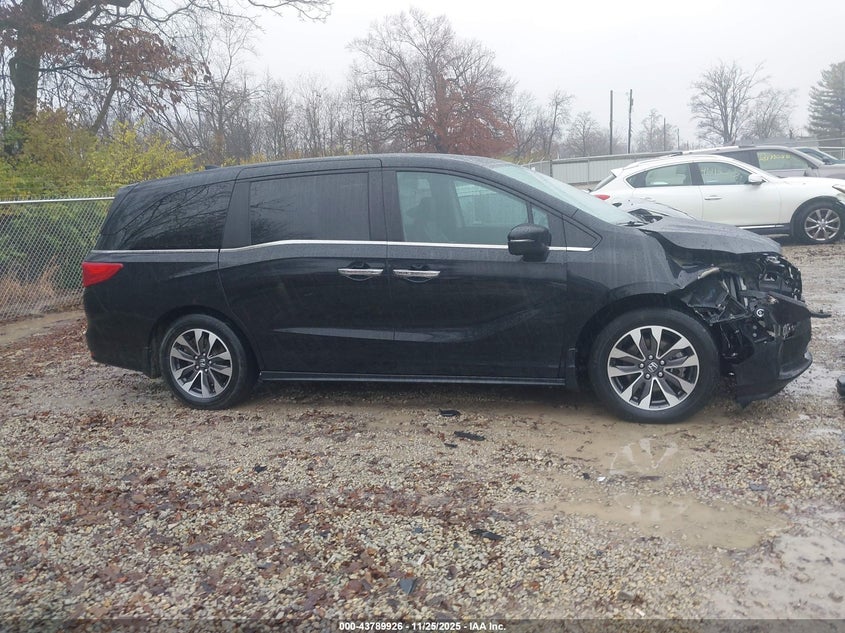 2022 Honda Odyssey Ex-L VIN: 5FNRL6H76NB066337 Lot: 43789926