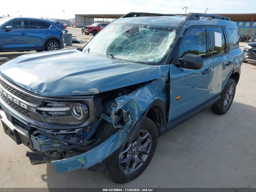 2023 Ford Bronco Sport Badlands VIN: 3FMCR9D90PRE07323 Lot: 43789944