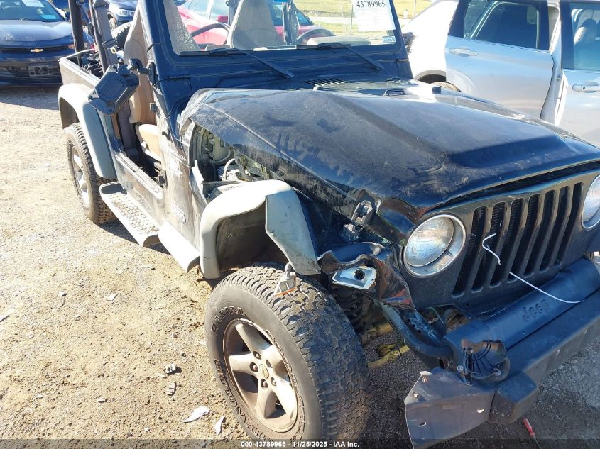 2002 Jeep Wrangler Sport VIN: 1J4FA49S82P764816 Lot: 43789965