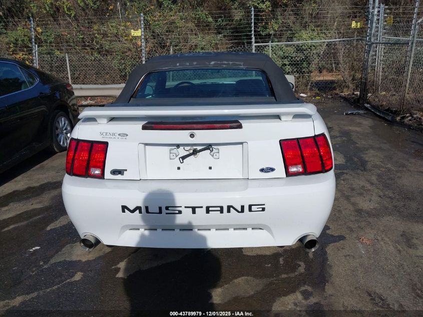 2001 Ford Mustang Gt VIN: 1FAFP45X41F111755 Lot: 43789979