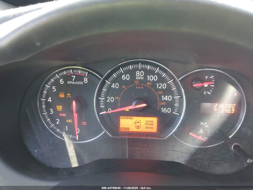 2010 Nissan Maxima 3.5 Sv VIN: 1N4AA5AP0AC803830 Lot: 43790049