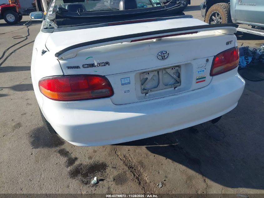 1999 Toyota Celica Gt VIN: JT5FG02T8X0055878 Lot: 43790073