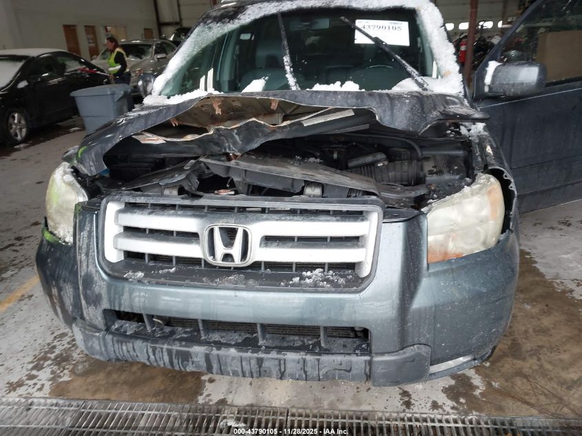 2006 Honda Pilot Ex-L VIN: 2HKYF18546H514453 Lot: 43790105