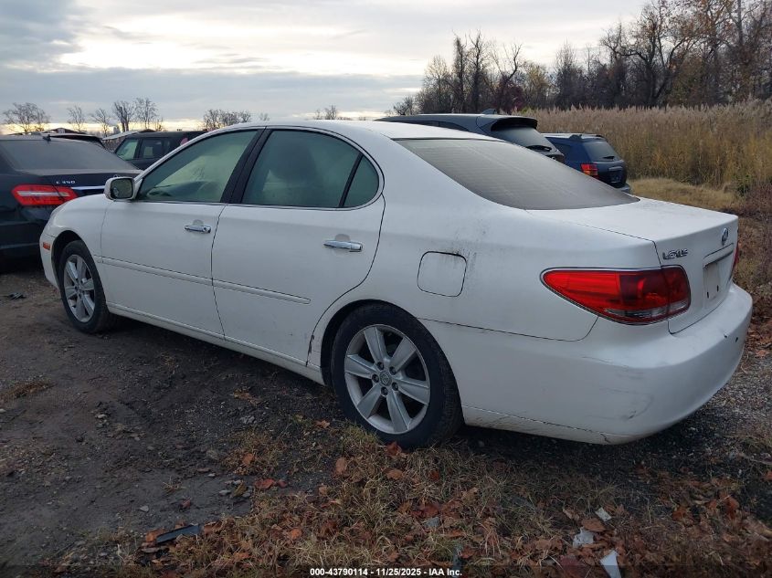 2005 Lexus Es 330 VIN: JTHBA30G055095818 Lot: 43790114