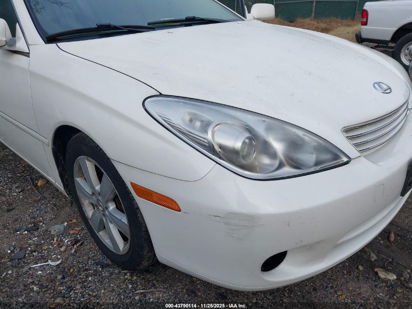 2005 Lexus Es 330 VIN: JTHBA30G055095818 Lot: 43790114