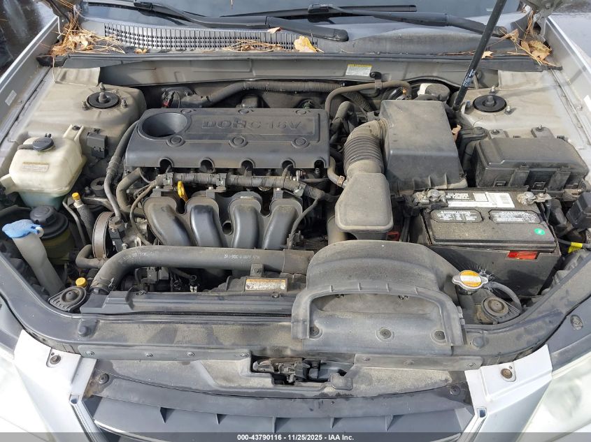 2009 Hyundai Sonata Gls VIN: 5NPET46C59H530275 Lot: 43790116