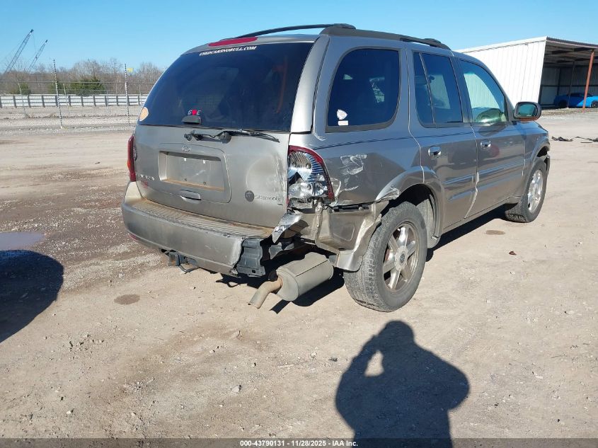 2002 Oldsmobile Bravada VIN: 1GHDS13S622458013 Lot: 43790131
