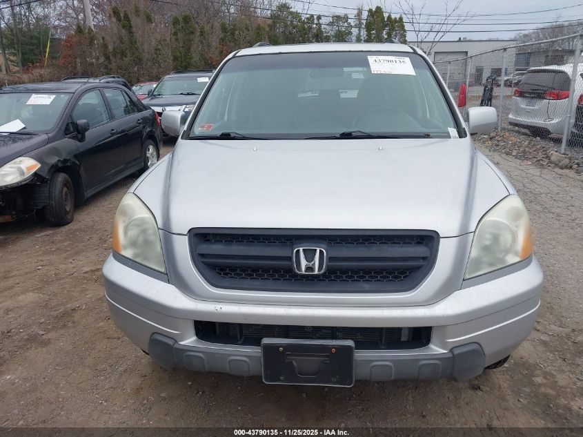 2005 Honda Pilot Ex-L VIN: 5FNYF185X5B044507 Lot: 43790135