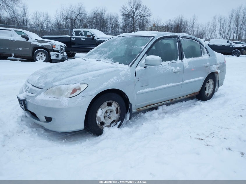 JHMES96635S023069 2005 HONDA CIVIC photo no. 2
