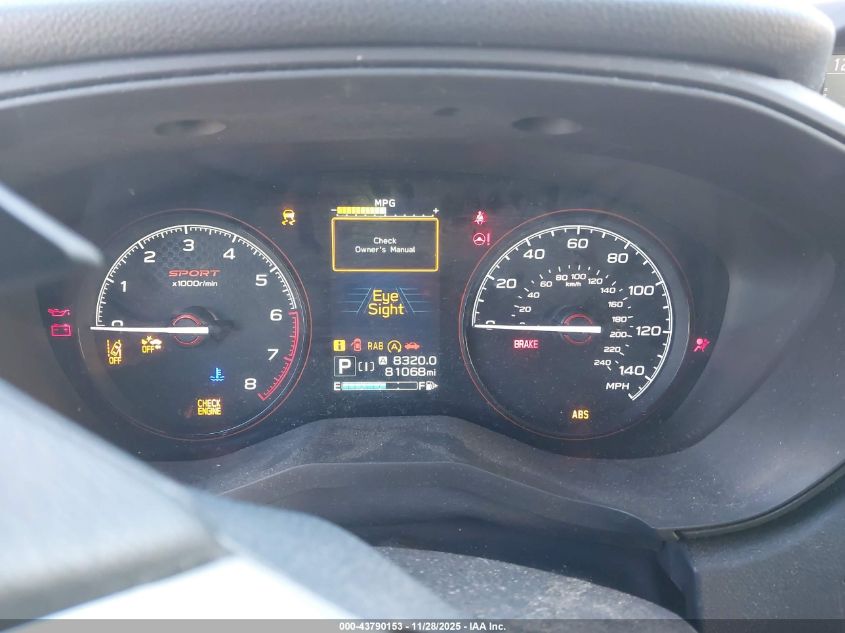 2021 Subaru Forester Sport VIN: JF2SKARC6MH486747 Lot: 43790153