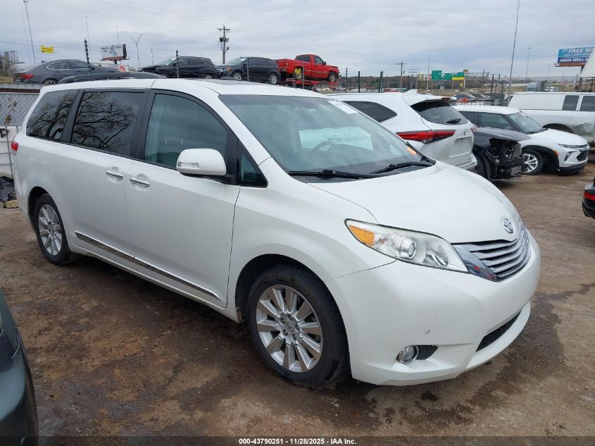 TOYOTA SIENNA LIMITED V6 7 PASSENGER