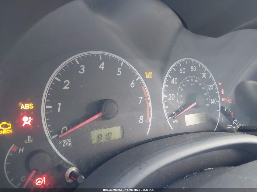 2009 Toyota Corolla Le VIN: 2T1BU40E09C063635 Lot: 43790256