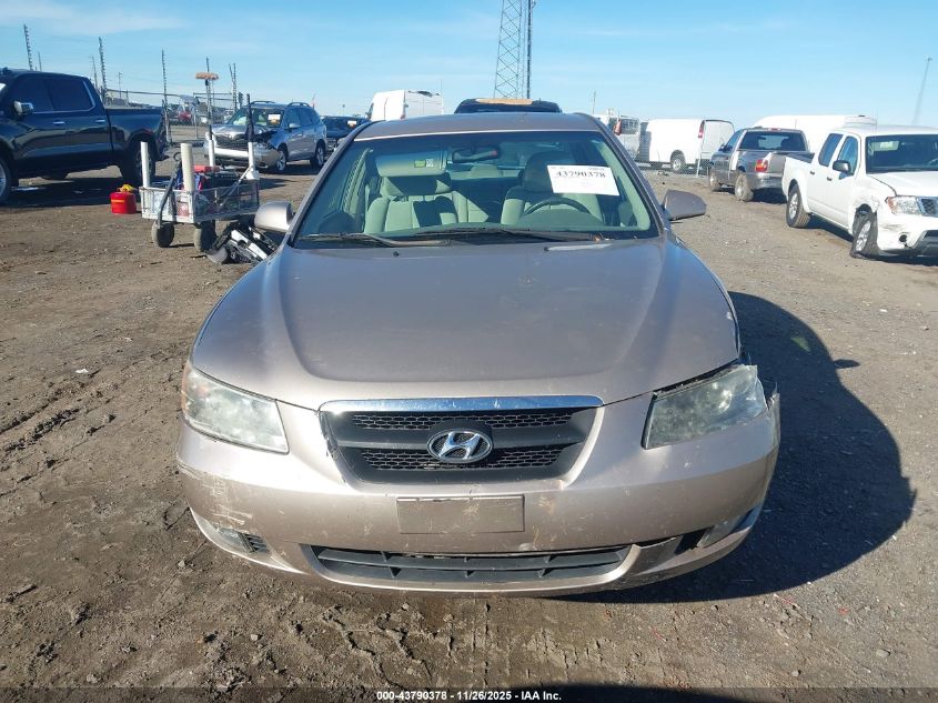 2007 Hyundai Sonata Limited/Se V6 VIN: 5NPEU46F37H162389 Lot: 43790378