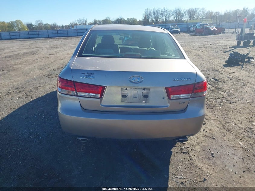 2007 Hyundai Sonata Limited/Se V6 VIN: 5NPEU46F37H162389 Lot: 43790378
