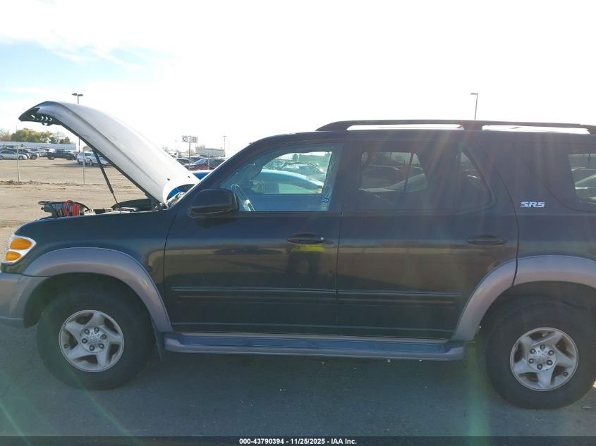 2001 Toyota Sequoia Sr5 V8 VIN: 5TDBT44A71S031741 Lot: 43790394