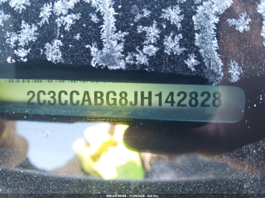 2018 Chrysler 300 300S VIN: 2C3CCABG8JH142828 Lot: 43790398