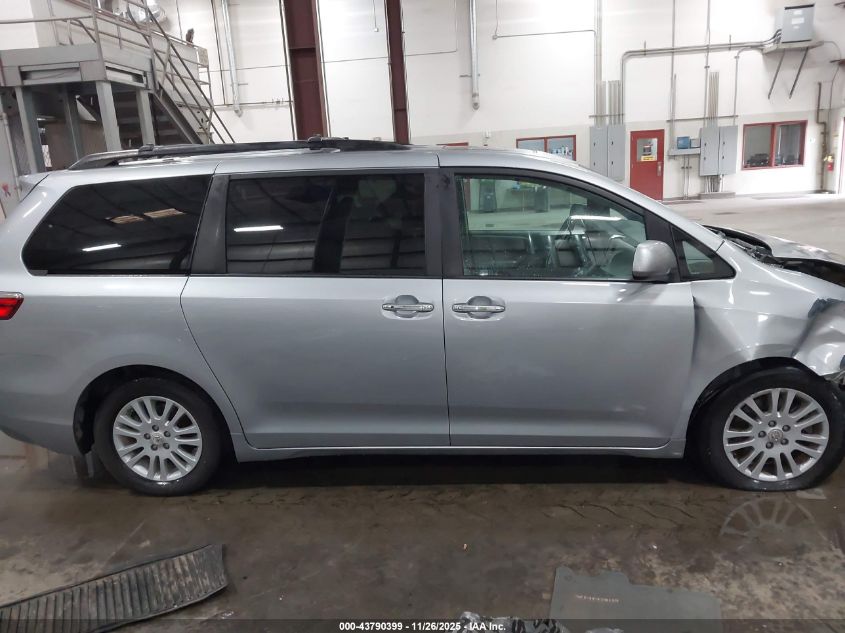 2017 Toyota Sienna Xle 8 Passenger VIN: 5TDYZ3DC1HS829912 Lot: 43790399