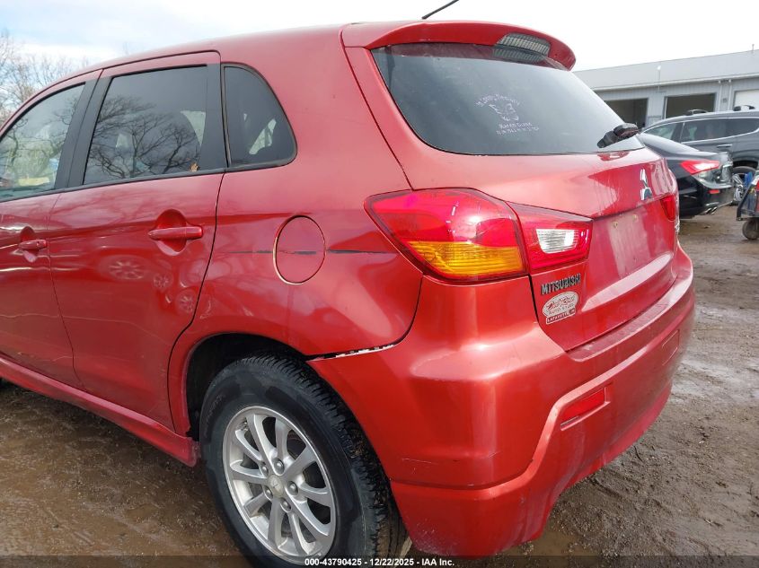 2011 Mitsubishi Outlander Sport Es VIN: JA4AP3AU2BZ003350 Lot: 43790425