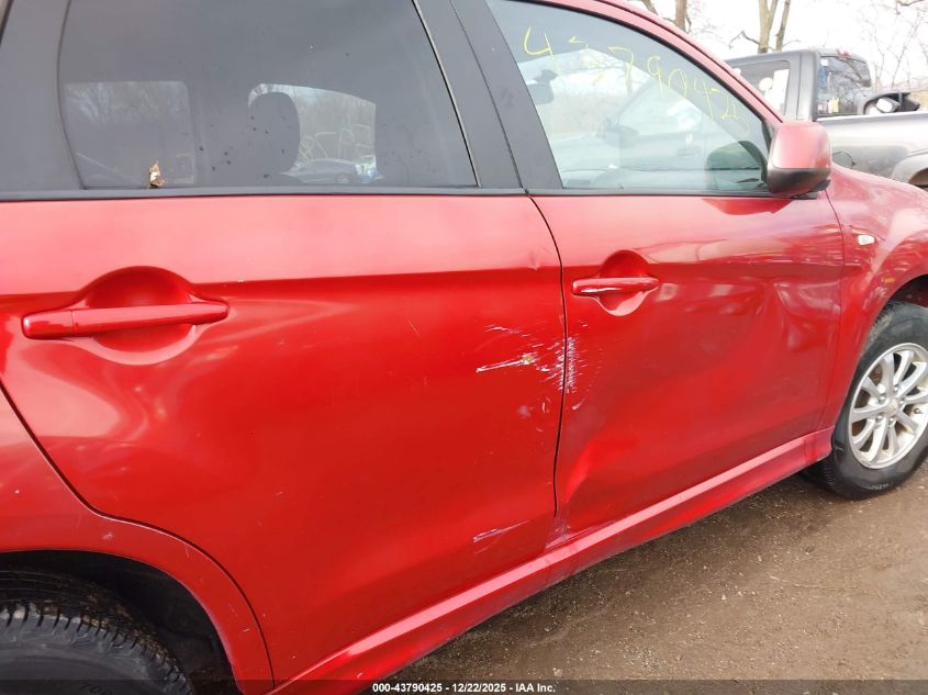 2011 Mitsubishi Outlander Sport Es VIN: JA4AP3AU2BZ003350 Lot: 43790425