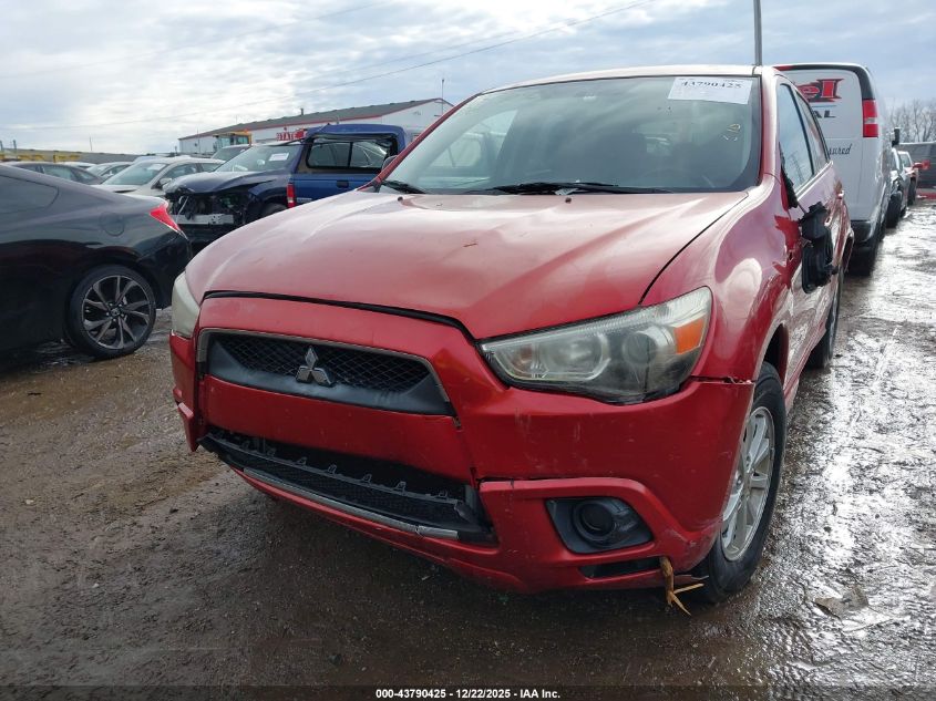 2011 Mitsubishi Outlander Sport Es VIN: JA4AP3AU2BZ003350 Lot: 43790425