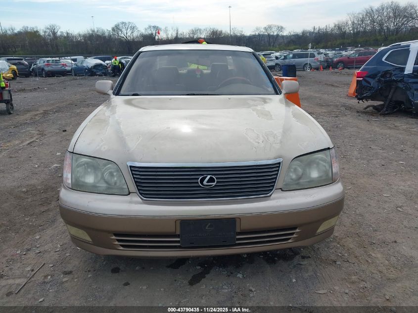 1998 Lexus Ls 400 VIN: JT8BH28FXW0127870 Lot: 43790435