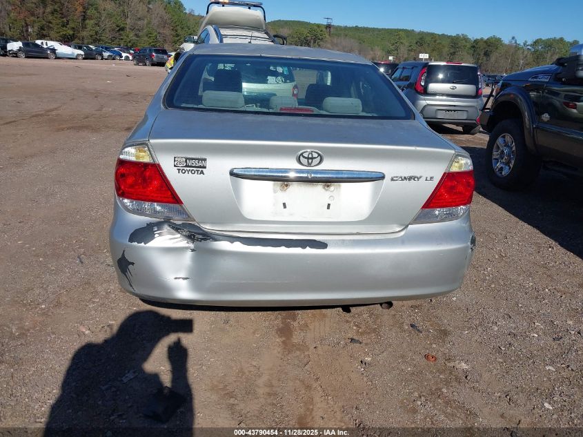 2005 Toyota Camry Le VIN: 4T1BE32K25U062134 Lot: 43790454
